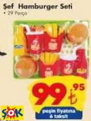 ŞEF HAMBURGER SETİ OYUNCAK ŞEF HAMBURGER SETİ OYUNCAK